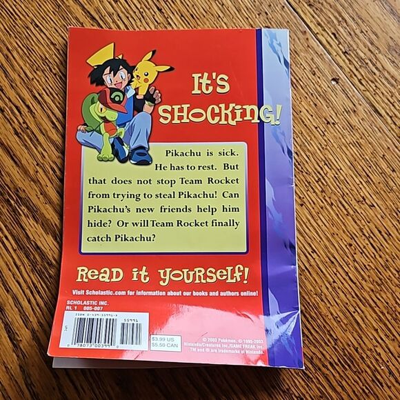 POKEMON Get Well Pikachu! Scholastic Softcover Book 2001 Ash Ketchum Anime - Picture 2 of 4